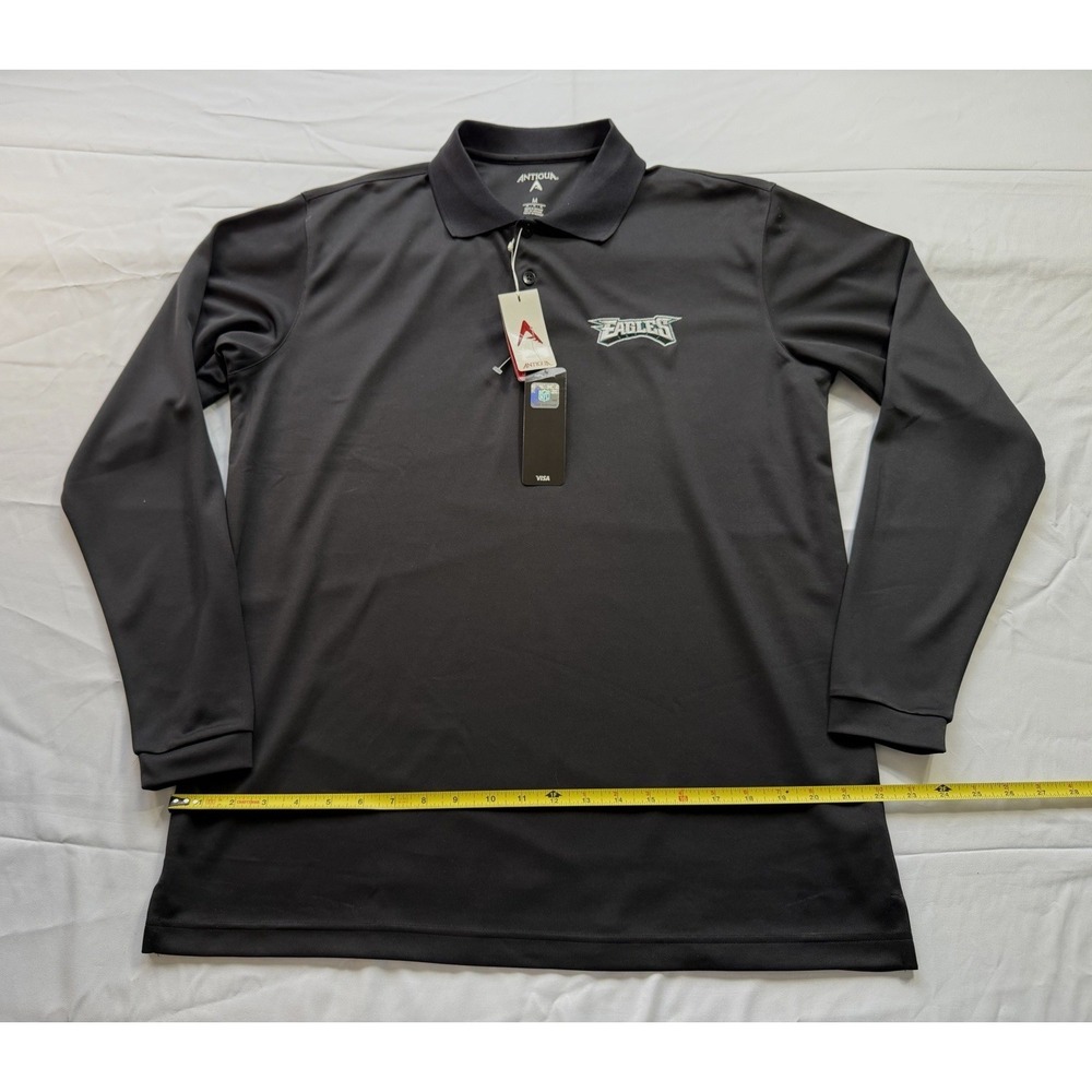 Antigua NFL Philadelphia Eagles Men's Long Sleeve Shirt Size Medium New With Tag - Picture 6 of 10